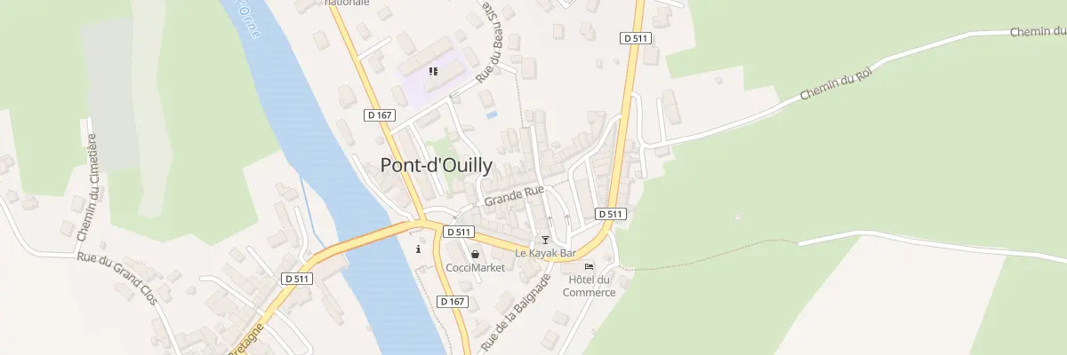 Plan du 14 Gr Grande Rue à Pont-d’Ouilly