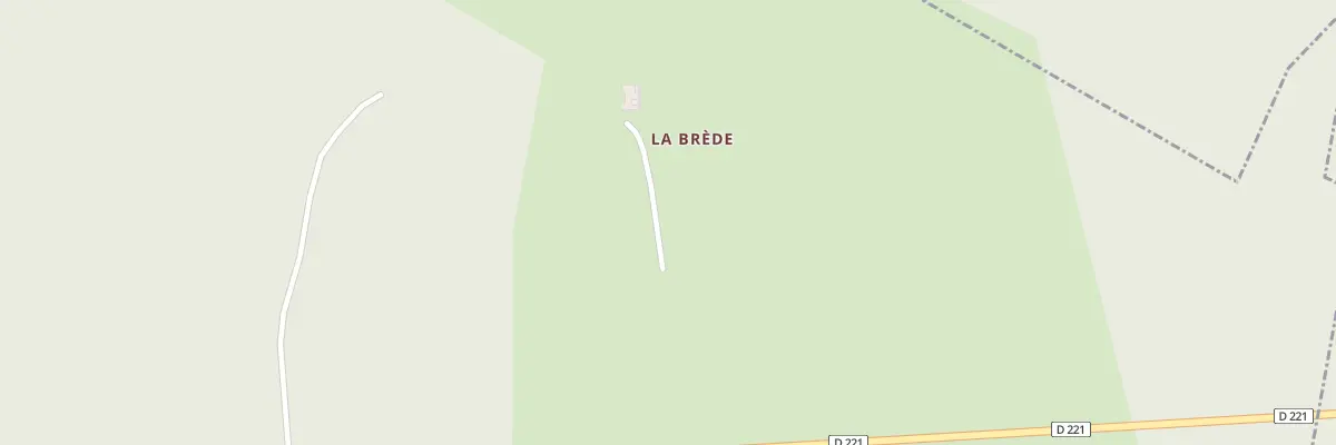 Plan du 9001 La Brede à Balizac