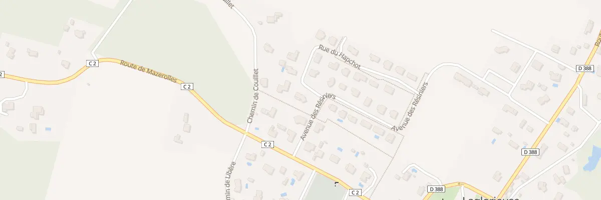 Plan du 260 Rue du Hapchot à Laglorieuse