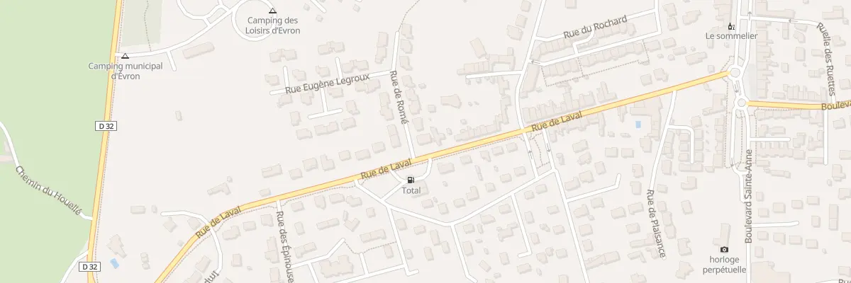 Plan du 66 Rue de Laval Evron à Évron