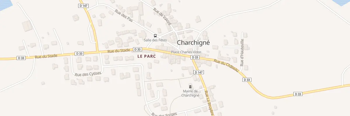 Plan du 15 Rue du Stade à Charchigné