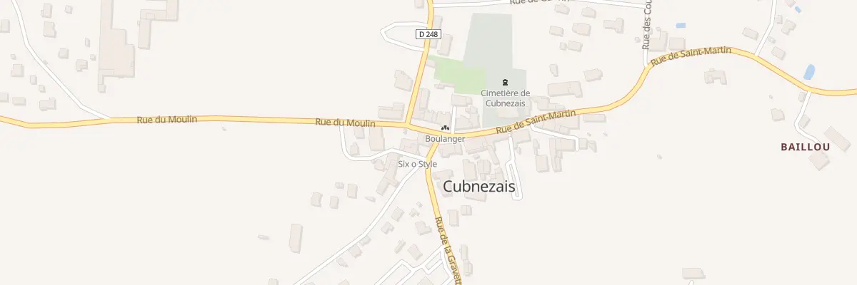 Plan du 10 Rue de la Gravette à Cubnezais