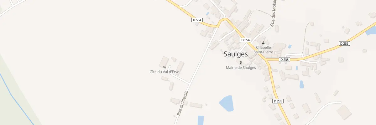Plan du 6 Rue du Plessis à Saulges