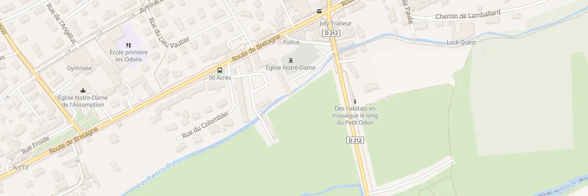 Plan du 61 Rte de Bretagne à Bretteville-sur-Odon
