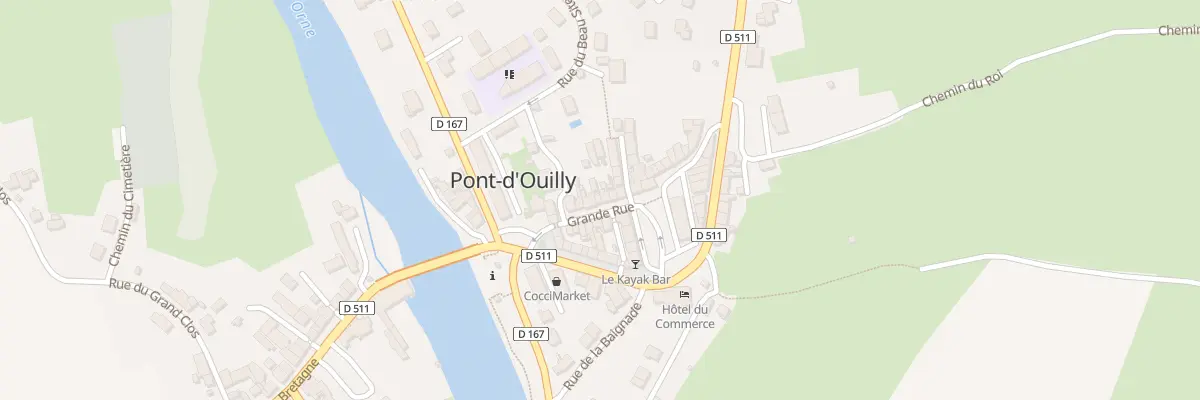 Plan du 8 Gr Grande Rue à Pont-d’Ouilly