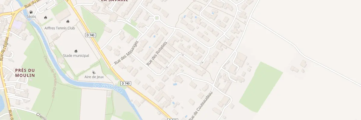 Plan du 210 Rue des Pinsons à Aiffres
