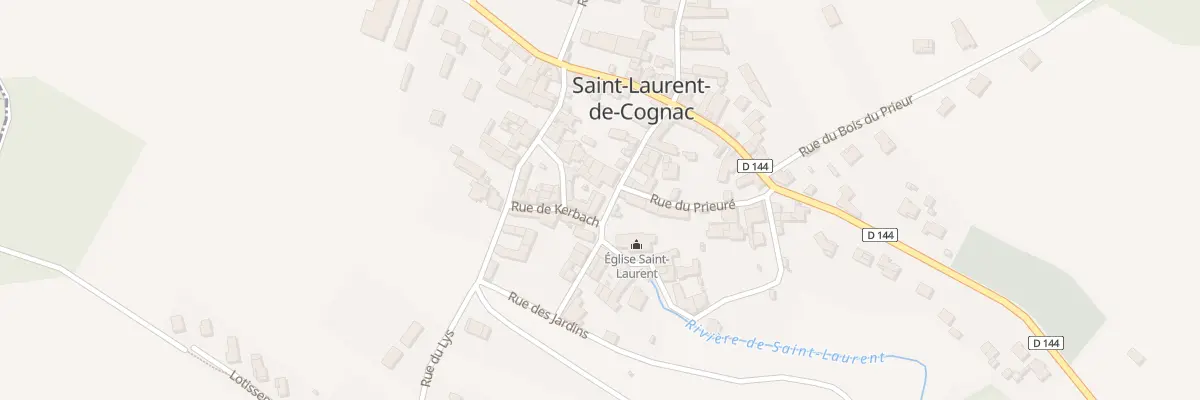Plan du 18 Rue de l’Église à Saint-Laurent-de-Cognac