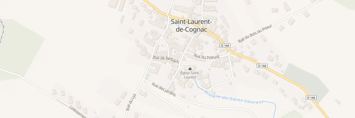Plan du 20 Rue de l’Église à Saint-Laurent-de-Cognac