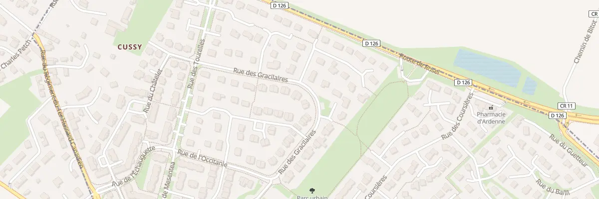Plan du 22 Rue des Gracilaires à Saint-Germain-la-Blanche-Herbe