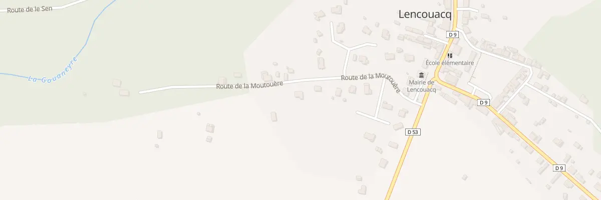Plan du 219 Rte de la Moutouère à Lencouacq