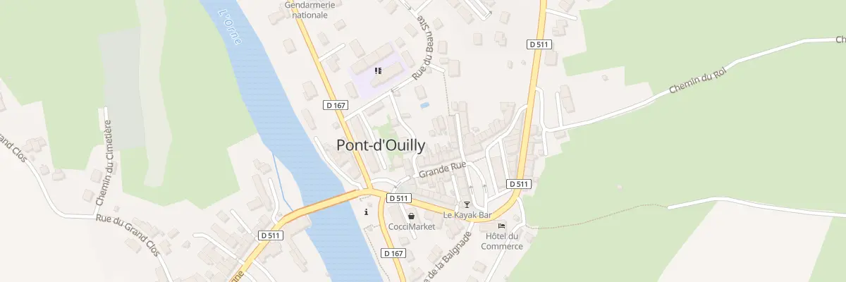 Plan du 4 Gr Grande Rue à Pont-d’Ouilly