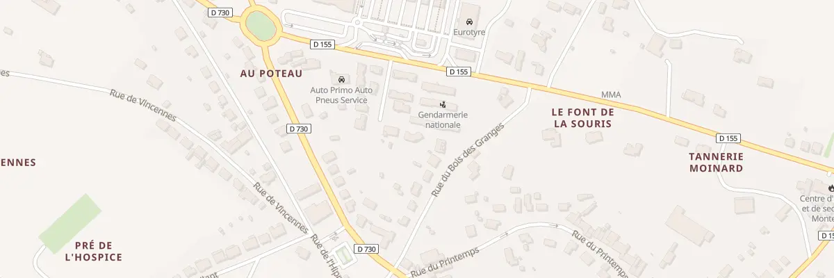 Plan du 3 All de la Petite Grange à Montendre