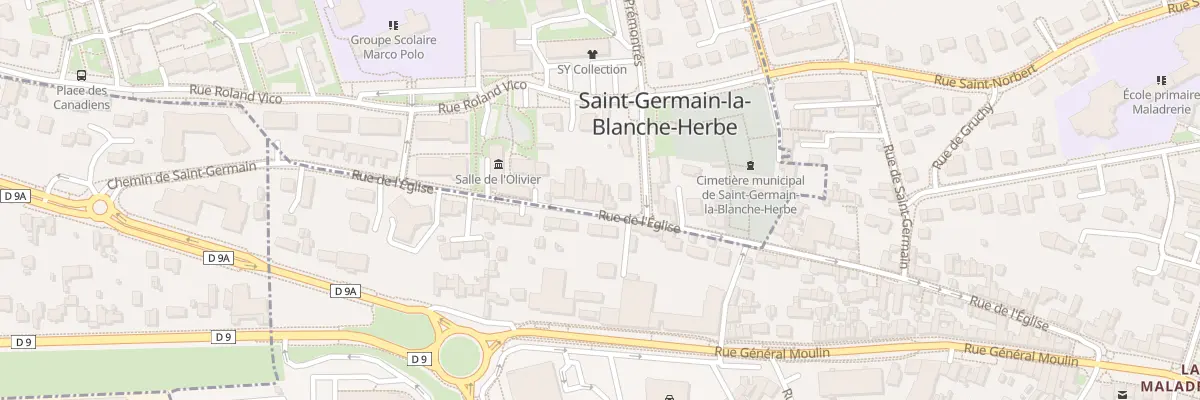 Plan du 112 Rue de l’Église à Saint-Germain-la-Blanche-Herbe