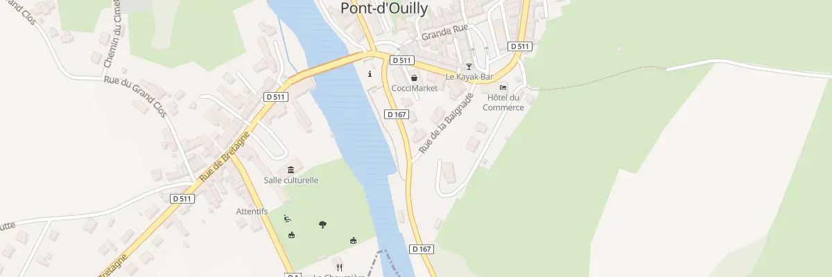 Plan du 2 Rue de la Baignade à Pont-d’Ouilly