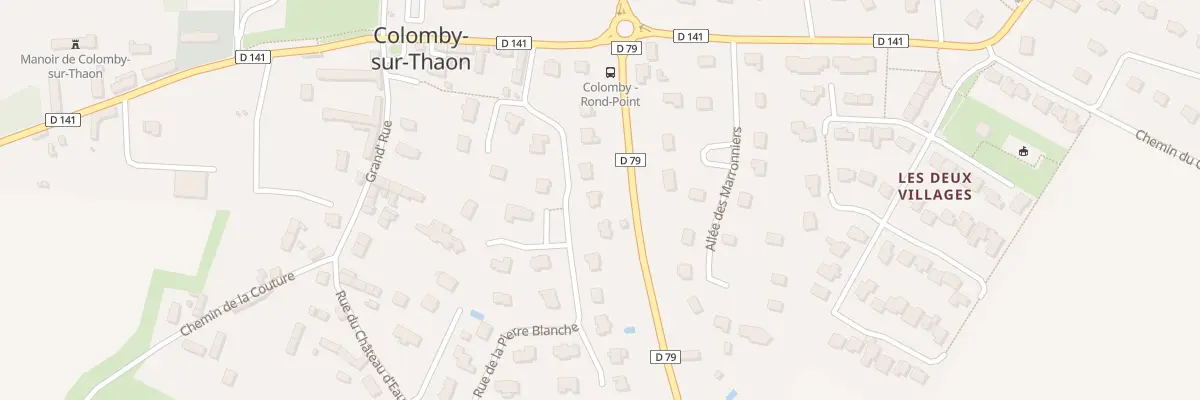 Plan du 9 Rue de la Pierre Blanche à Colomby-Anguerny