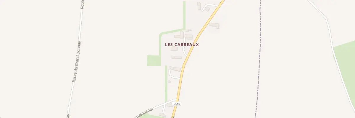 Plan du 947 Rte des Carreaux à Donnay