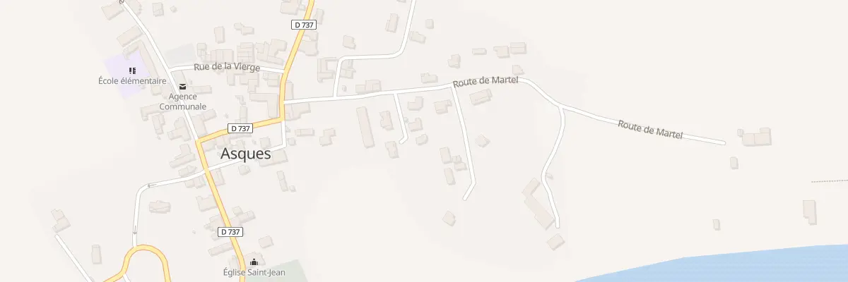 Plan du 160 Rte de Martel à Asques
