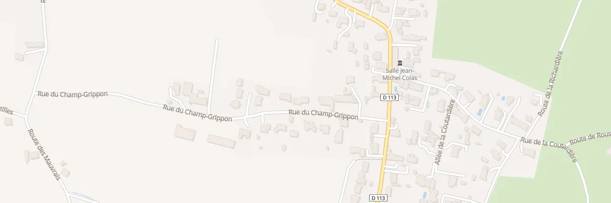 Plan du 8 Rue du Champ Grippon à Loire-Authion