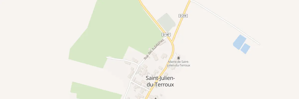 Plan du 33 Rue des Aubepines à Saint-Julien-du-Terroux