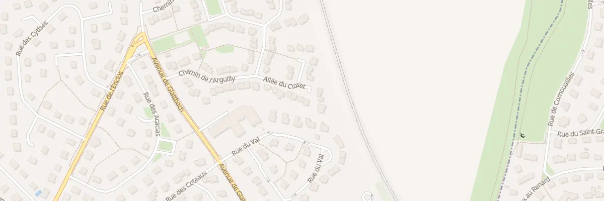 Plan du 6 All du Closet à Bretteville-sur-Odon