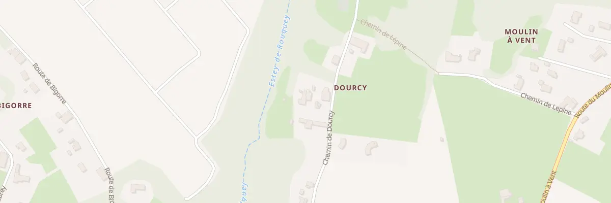 Plan du 342 Che de Dourcy à Tabanac