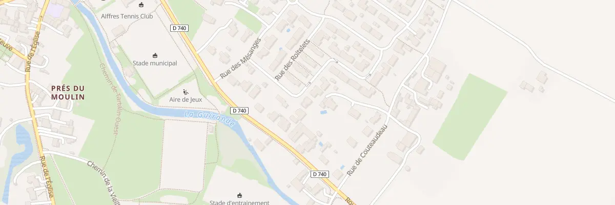 Plan du 110 Rue des Pinsons à Aiffres