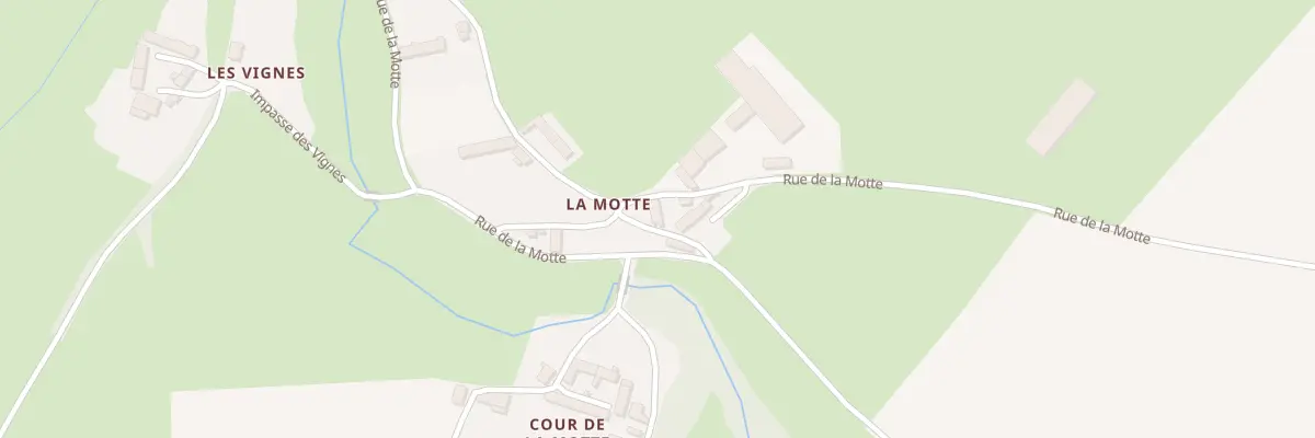 Plan du 1 Imp de la Motte à Cesny-les-Sources