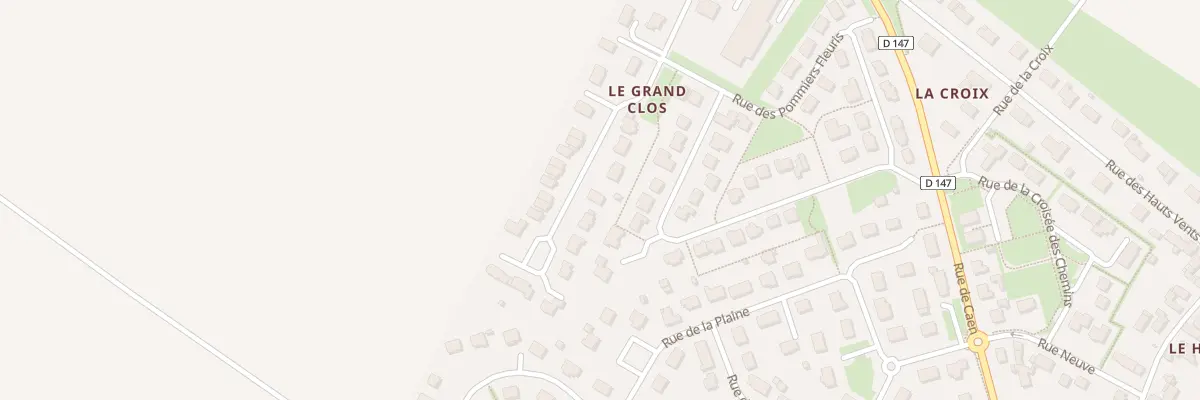 Plan du 17 Rue du Grand Clos à Feuguerolles-Bully