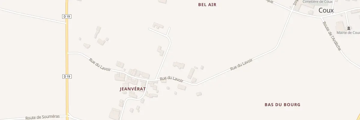 Plan du 4 Rue du Lavoir à Coux
