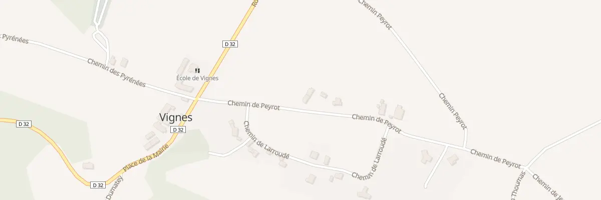 Plan du 5010 Lahontagnere à Vignes
