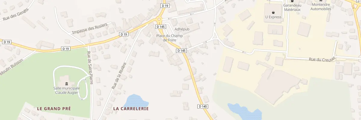 Plan du 4 Rue de Saint-savin à Montendre