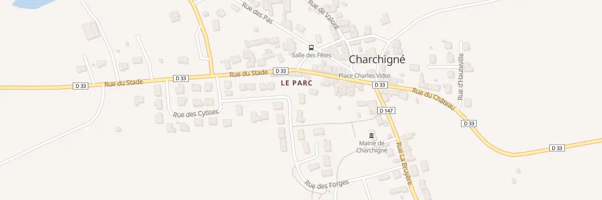 Plan du 13 Rue du Parc à Charchigné