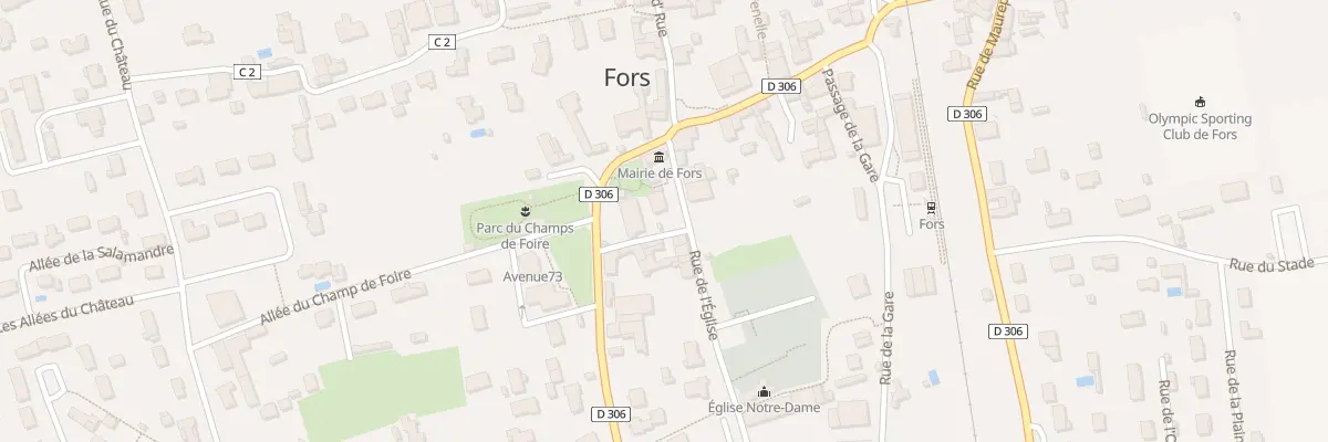 Plan du 6 Rue de l’Eglise à Fors