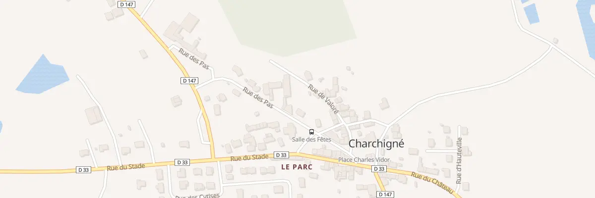 Plan du 10 Rue des Pas à Charchigné