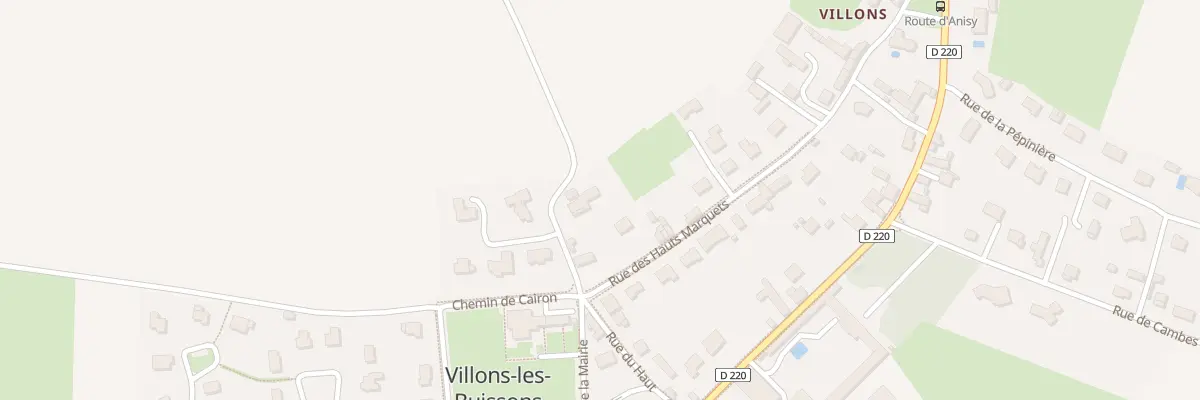 Plan du 4 Che de Fontaine-Henry à Villons-les-Buissons