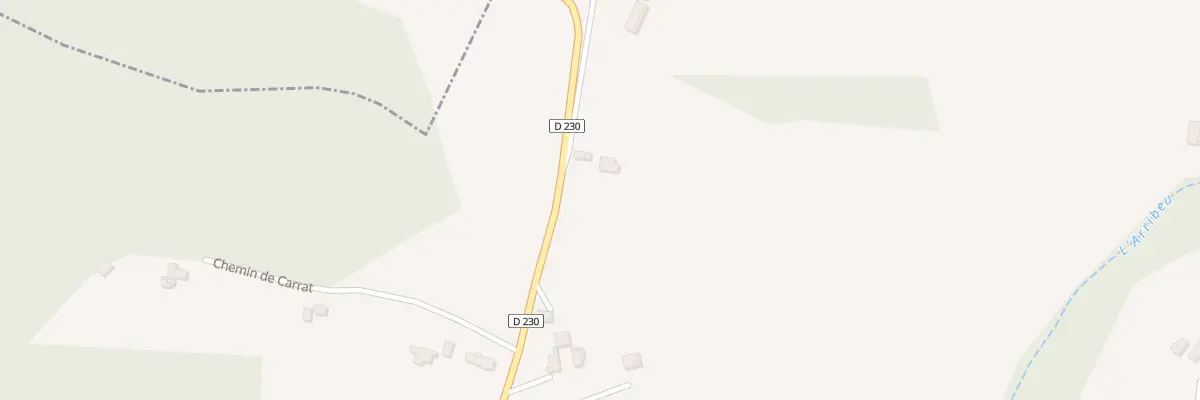 Plan du 320 Rte de la Chapelle de Rousse à Gan