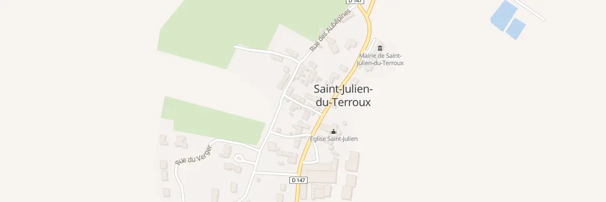 Plan du 8 Rue des Aubepines à Saint-Julien-du-Terroux