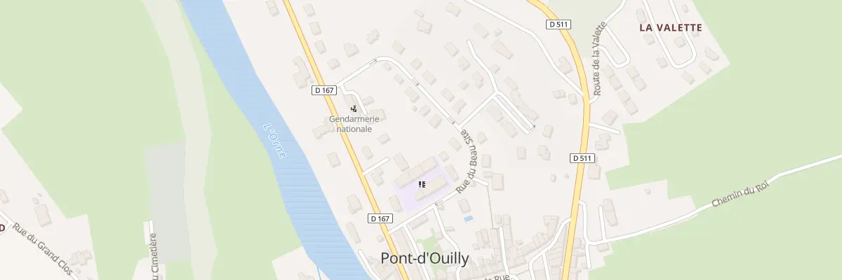 Plan du 39 Rue du Beau Site à Pont-d’Ouilly