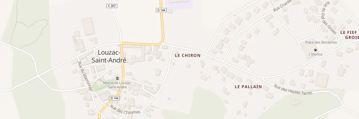 Plan du 1 Rue des Chaumes à Louzac-Saint-André