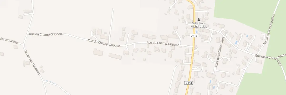 Plan du 11 Rue du Champ Grippon à Loire-Authion