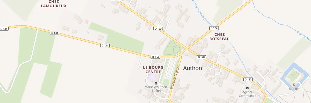 Plan du 5160B Champ d’Alire à Authon-Ébéon