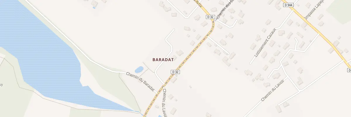 Plan du 5 Lot Baradat à Arzacq-Arraziguet