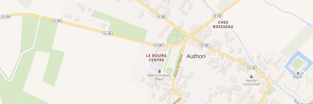 Plan du 5161 Le Bourg à Authon-Ébéon