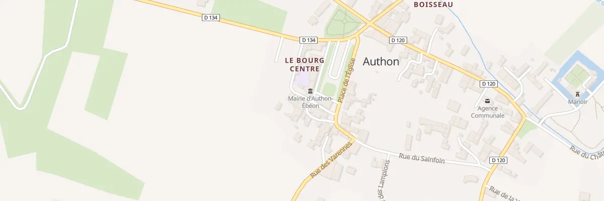 Plan du 5003 Le Bourg Centre à Authon-Ébéon