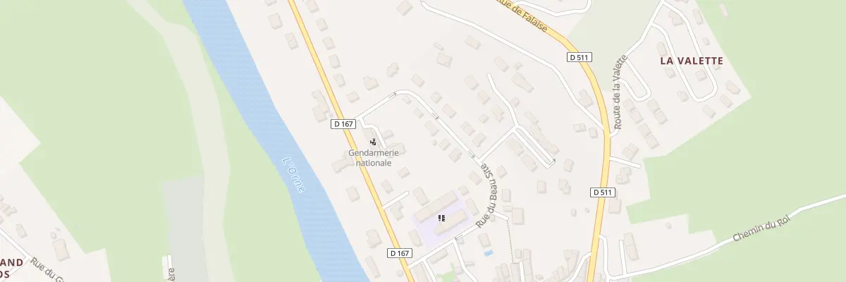 Plan du 43 Rue du Beau Site à Pont-d’Ouilly