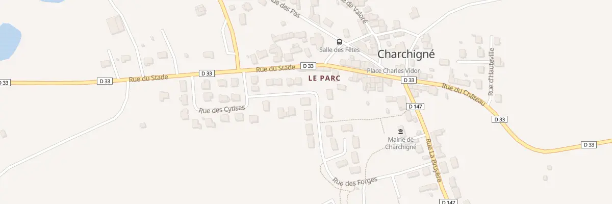 Plan du 6 Rue du Parc à Charchigné