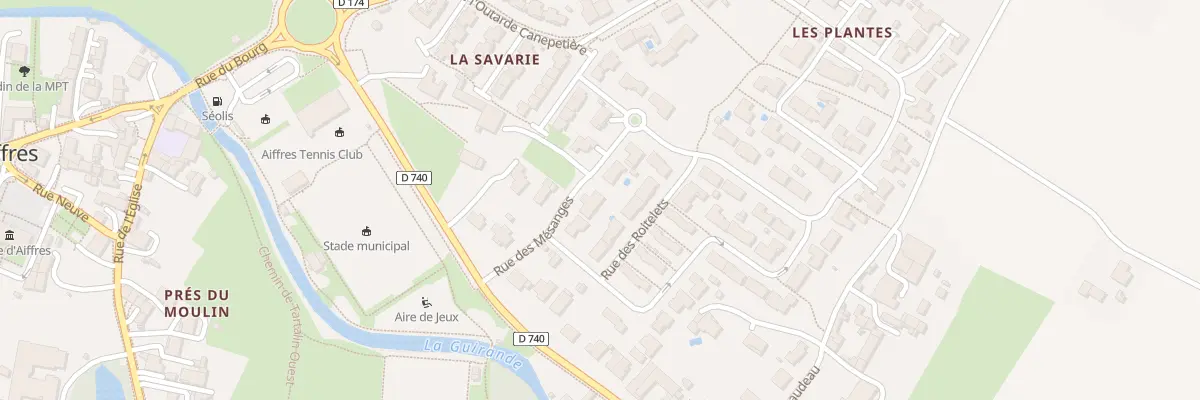Plan du 114 Rue des Mesanges à Aiffres