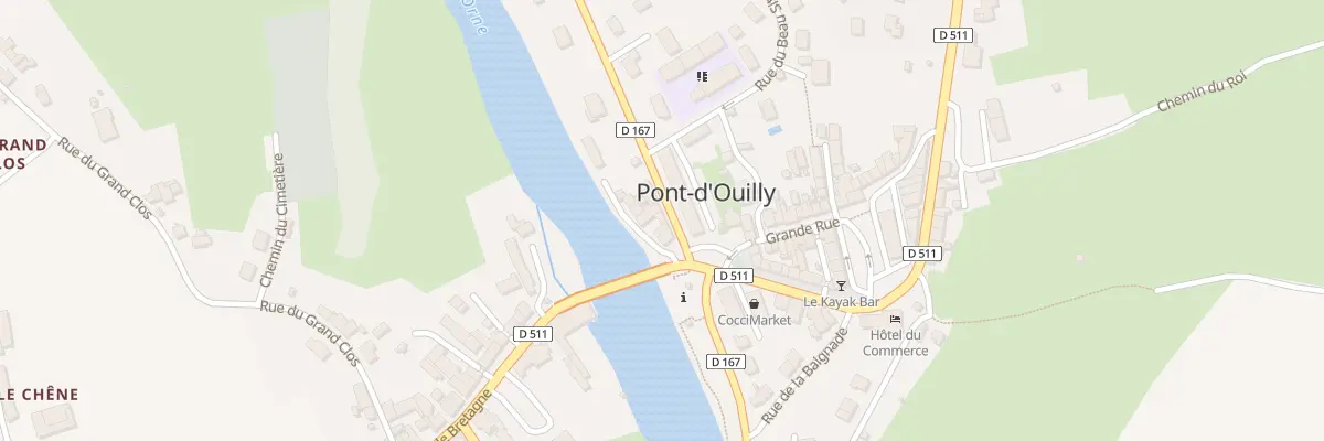 Plan du 8 Rue de la Libération à Pont-d’Ouilly