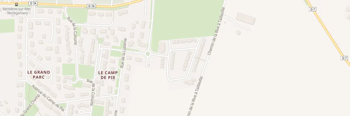 Plan du 50 Rue du Colombier à Bernières-sur-Mer