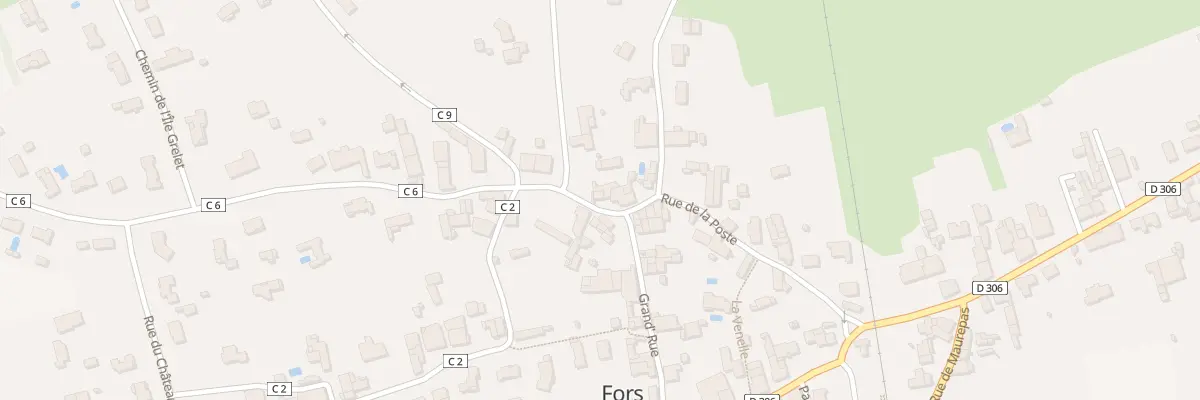 Plan du 5 Rue de la Poste à Fors